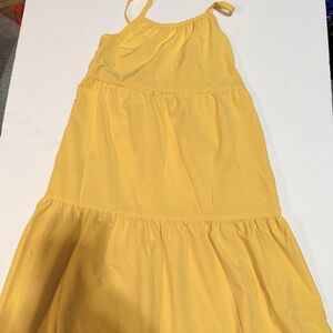Mondetta Yellow Kids Casual Dress